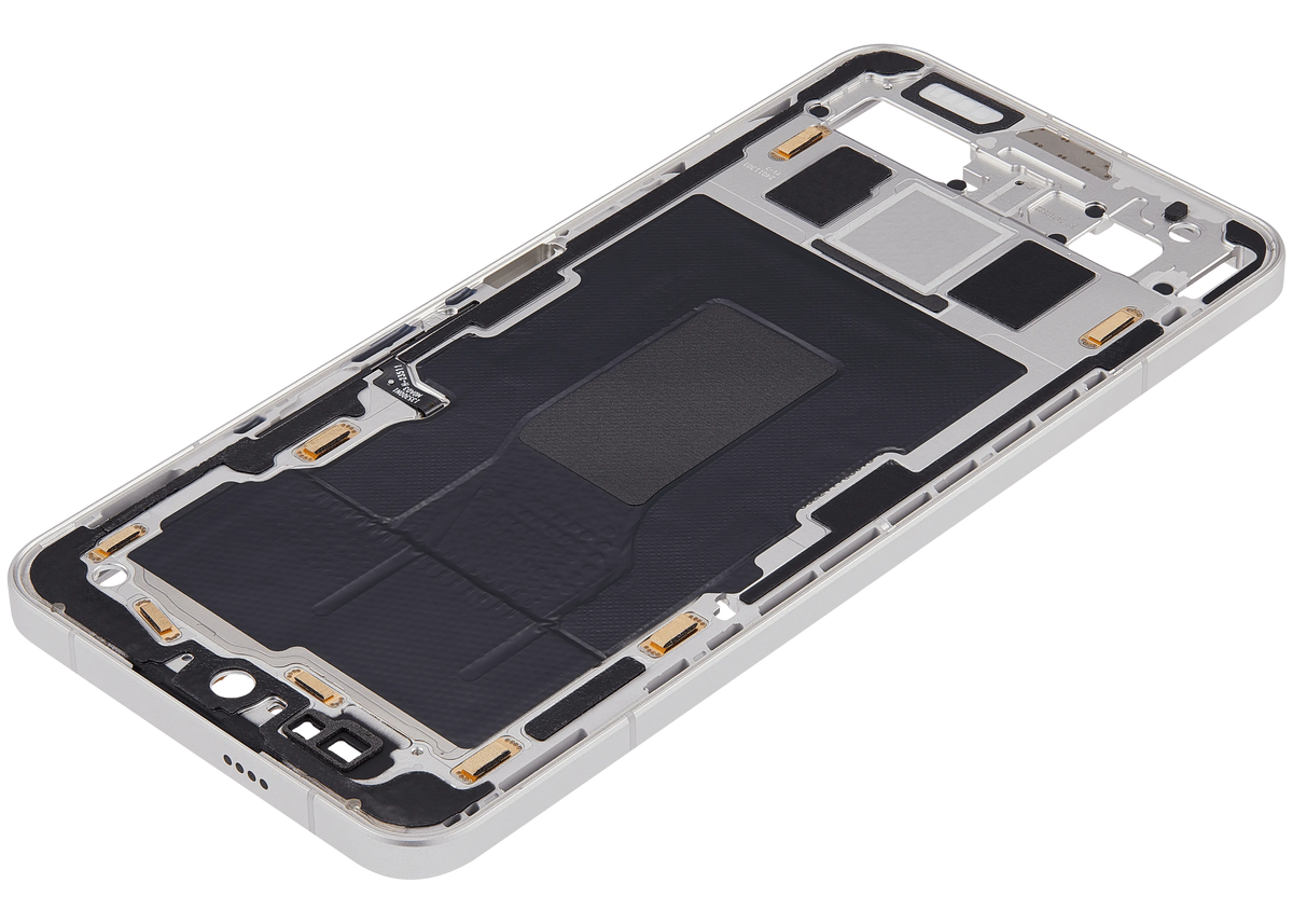 Mid-Frame Housing For Xiaomi 14 Ultra (White) – mobile phone part alternate view – Phone Housing Replacement for phone repair