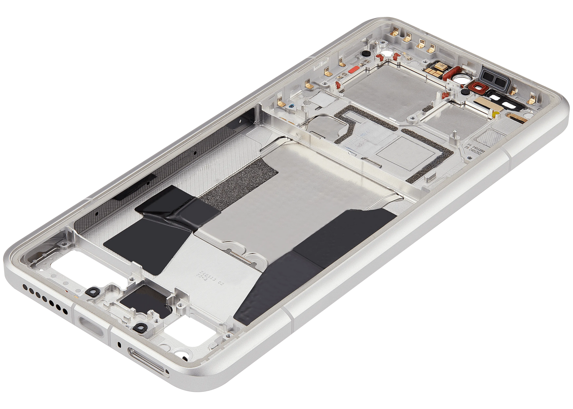 Mid-Frame Housing For Xiaomi 14 Ultra (White) – mobile replacement component detail – Phone Housing Replacement for phone repair