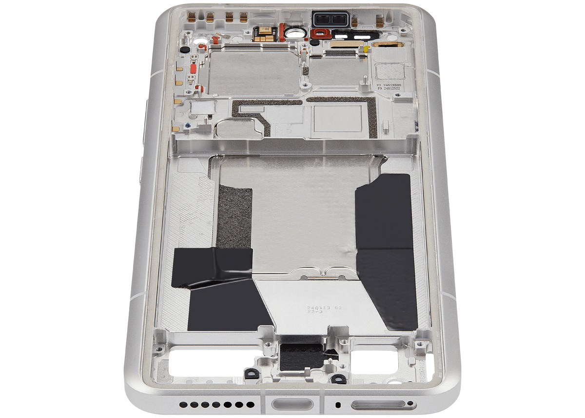 Mid-Frame Housing For Xiaomi 14 Ultra (White) – replacement part secondary product view – Phone Housing Replacement for phone repair