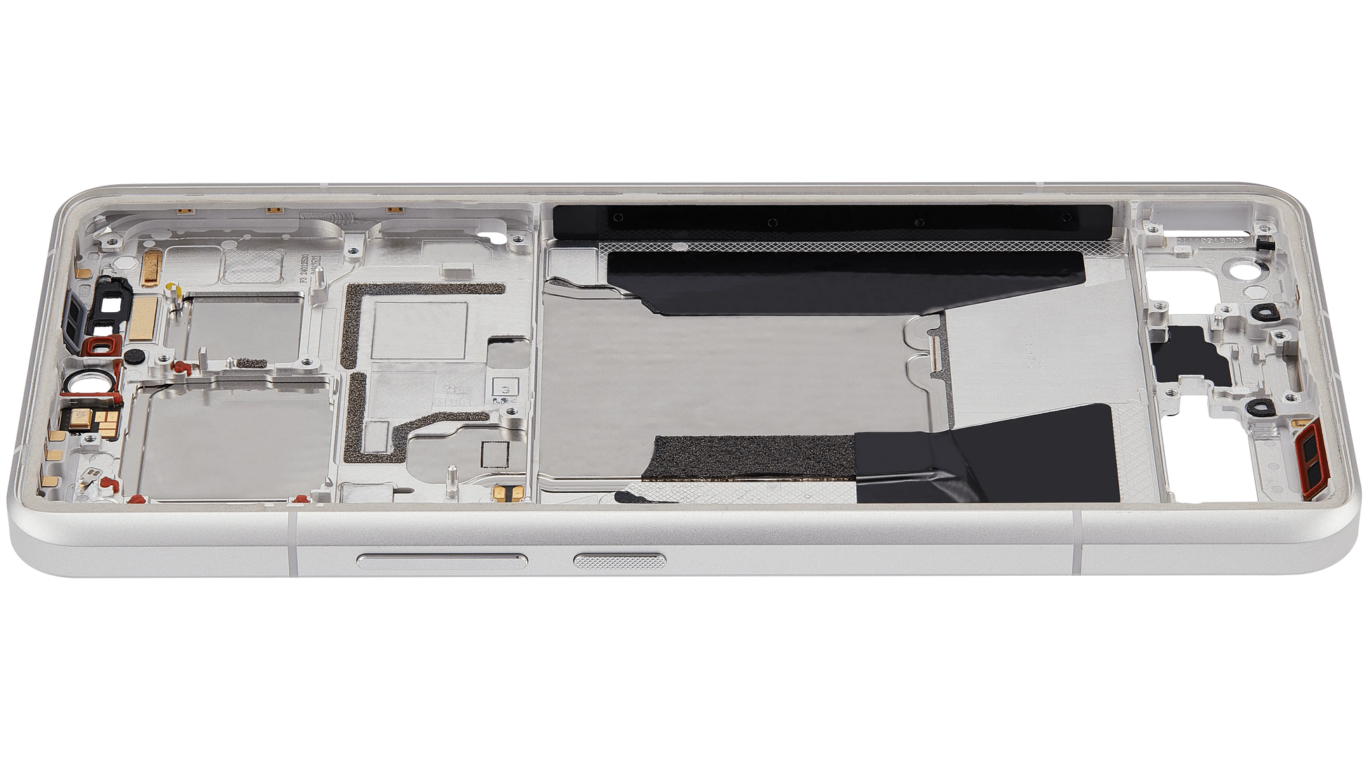 Mid-Frame Housing For Xiaomi 14 Ultra (White) – device repair component close-up – Phone Housing Replacement for phone repair