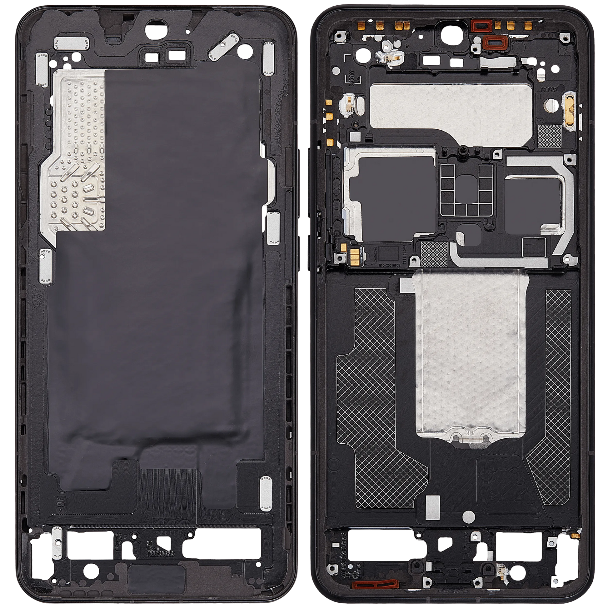 Mid-Frame Housing For Xiaomi 15 Ultra (Black) – mobile replacement component detail – Phone Housing Replacement for phone repair