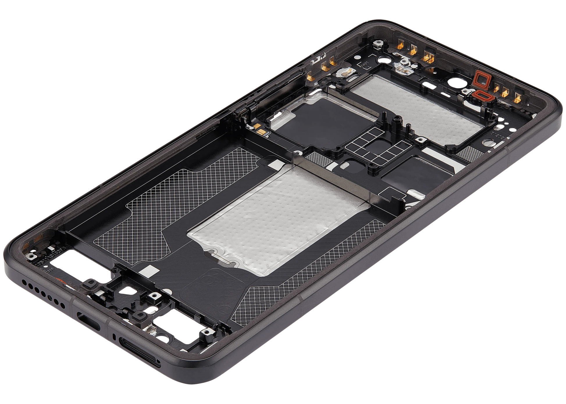 Mid-Frame Housing For Xiaomi 15 Ultra (Black) – device repair component close-up – Phone Housing Replacement for phone repair