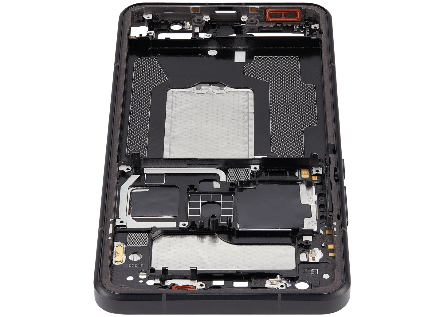 Mid-Frame Housing For Xiaomi 15 Ultra (Black) – technician repair part view – Phone Housing Replacement for phone repair