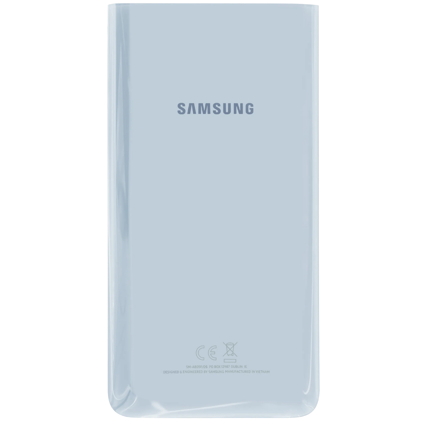 Back Cover Glass for Samsung Galaxy A80 (A805 / 2019) (Service Pack) (Ghost White)