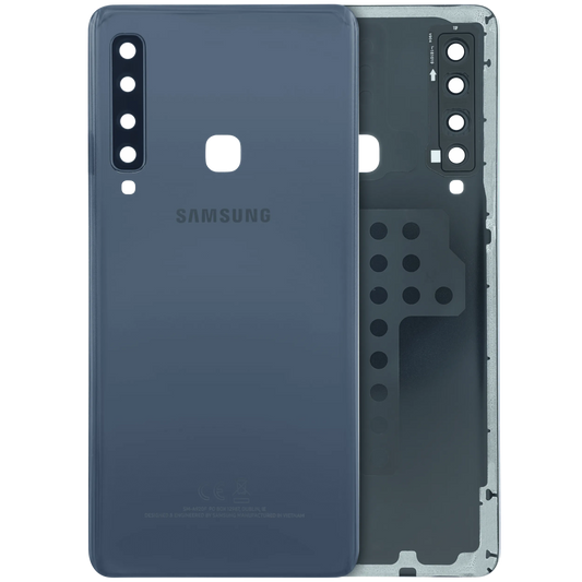 Back Cover Glass for Samsung Galaxy A9 (A920 / 2018) (Service Pack) (Caviar Black)
