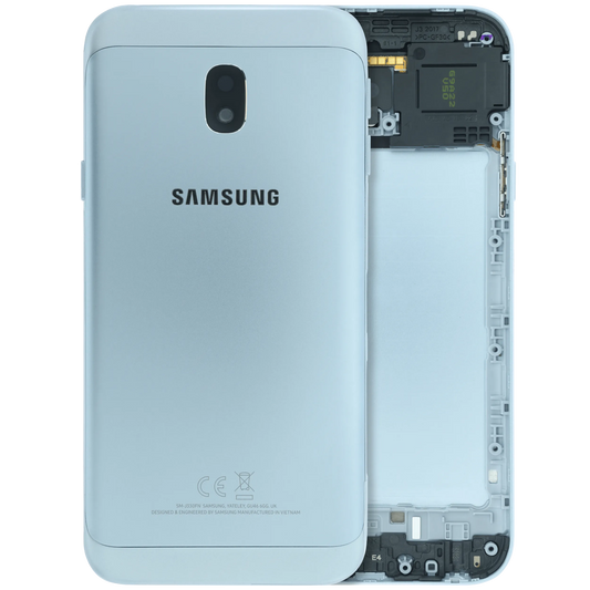 Back Cover Glass for Samsung J3 (J327 / 2017) (Service Pack) (Silver) | Samsung Galaxy J3 (J327 / 2017) Replacement Parts | product image 1