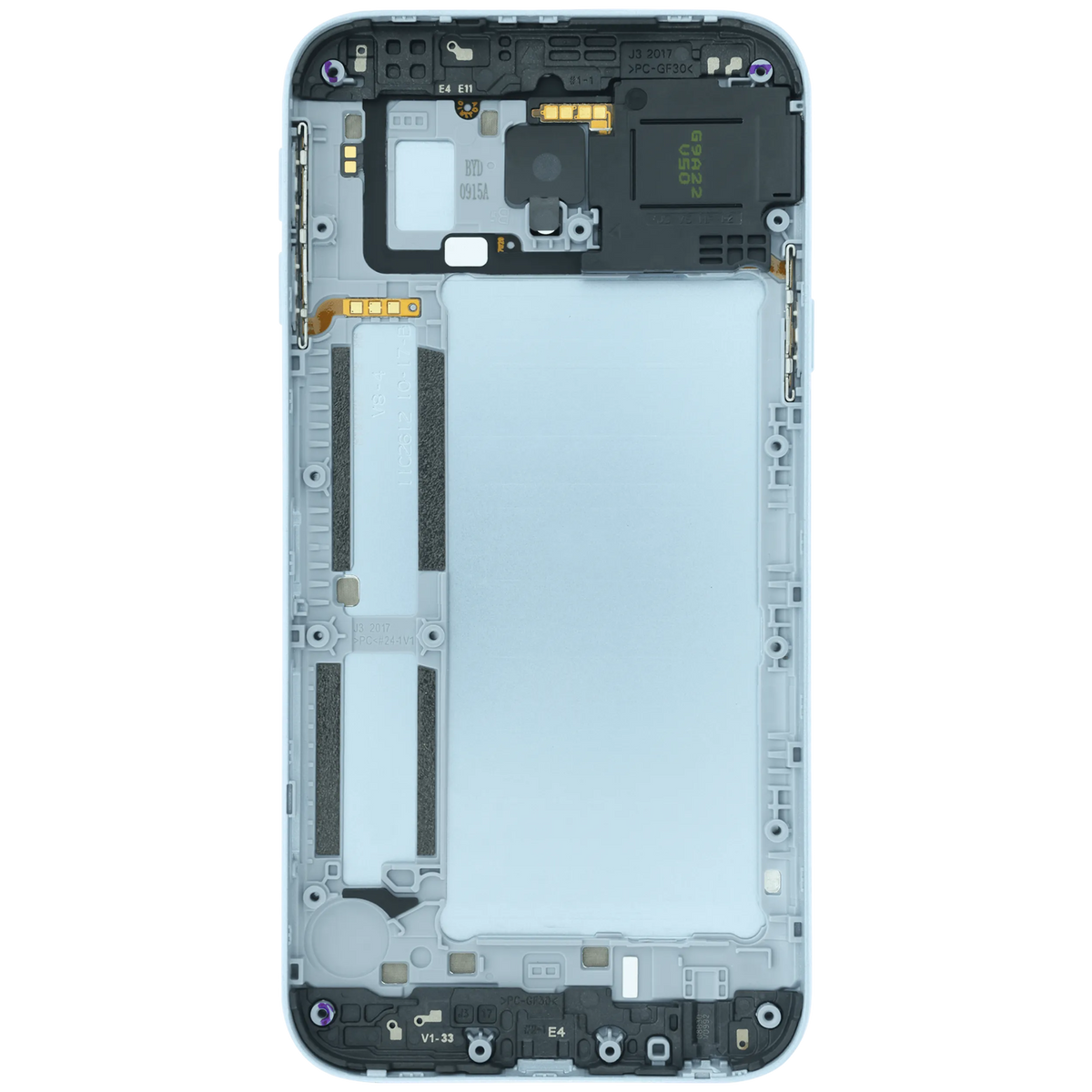 Back Cover Glass for Samsung J3 (J327 / 2017) (Service Pack) (Silver) | Samsung Galaxy J3 (J327 / 2017) Replacement Parts | product image 6