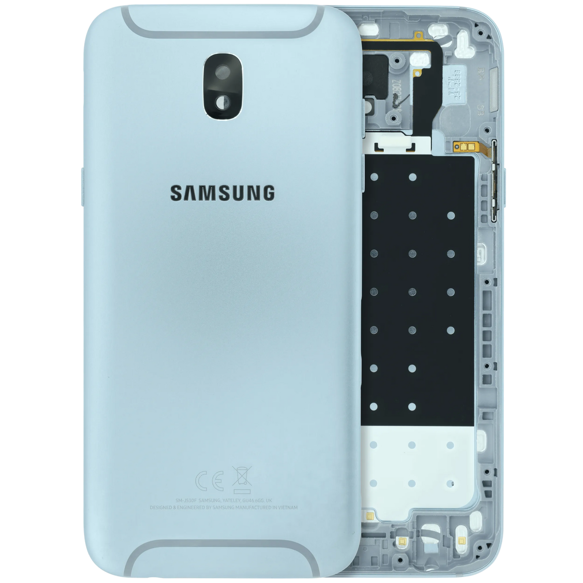 Back Cover Glass for Samsung J5 Pro (J530 / 2017) (Service Pack) (Silver) Samsung replacement part SKU 107183200372 product image 1