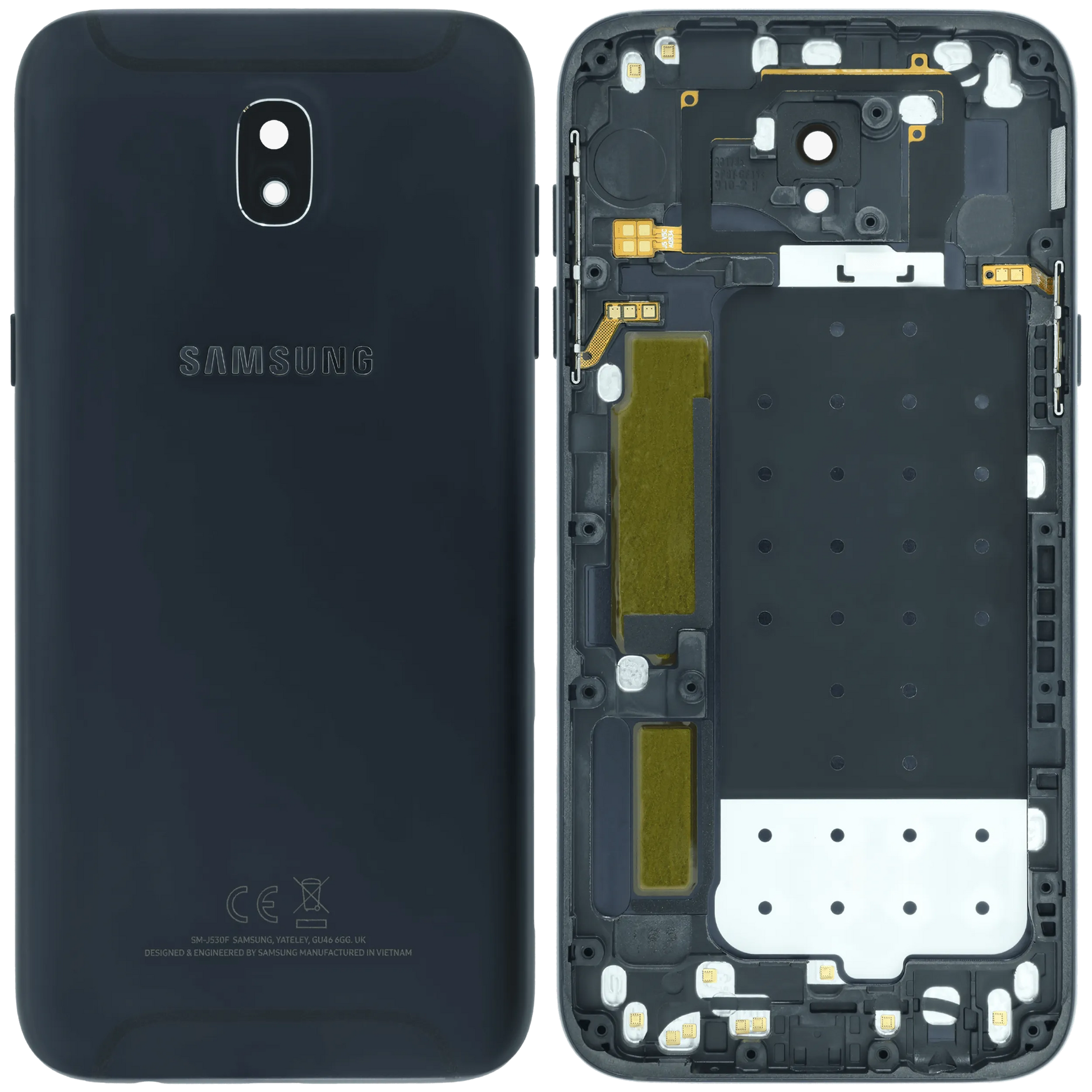 Back Cover Glass for Samsung J5 Pro (J530 / 2017) (Service Pack) (Black) Samsung replacement part SKU 107183200373 product image 6