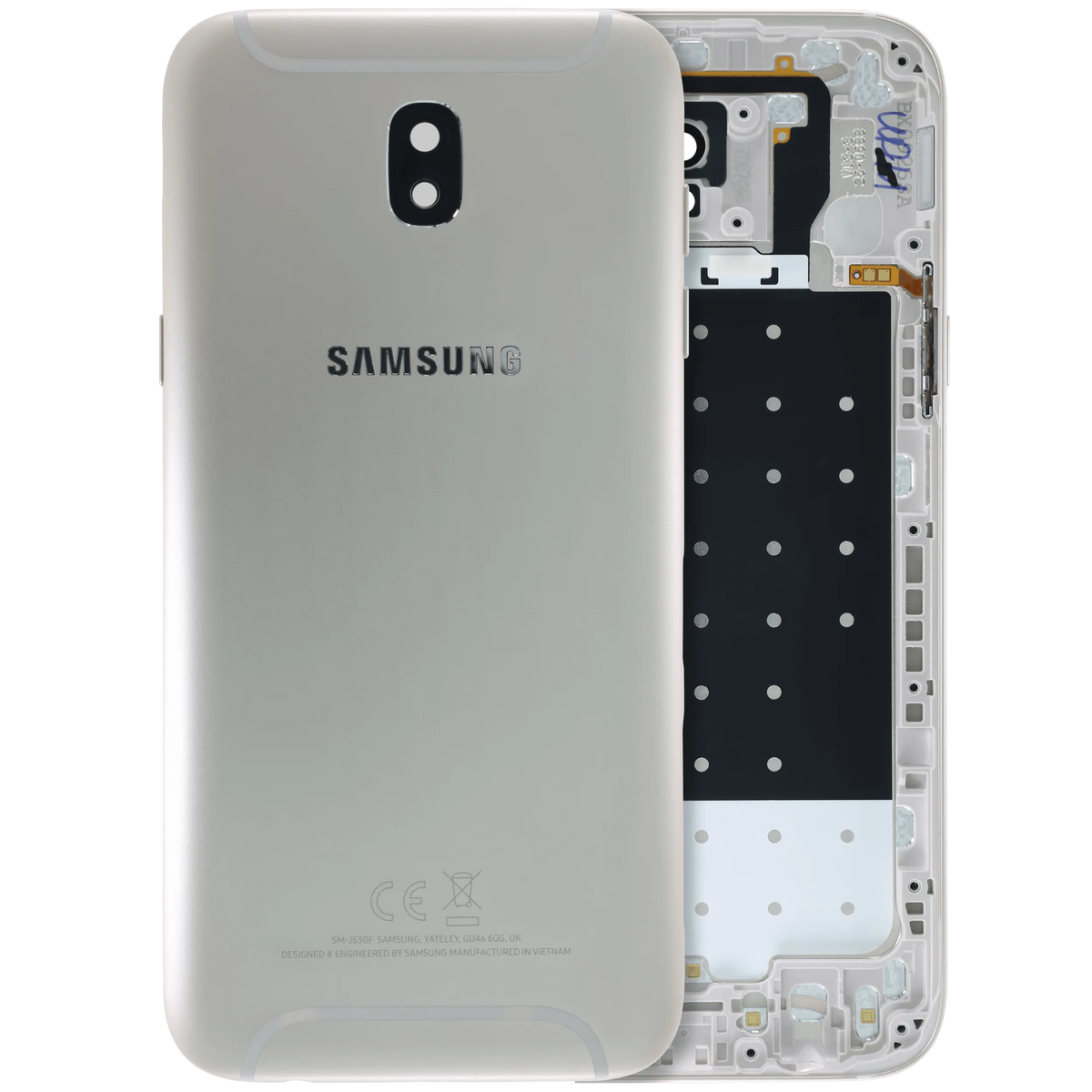 Back Cover Glass for Samsung J5 Pro (J530 / 2017) (Service Pack) (Gold) Samsung replacement part SKU 107183200374 product image 1