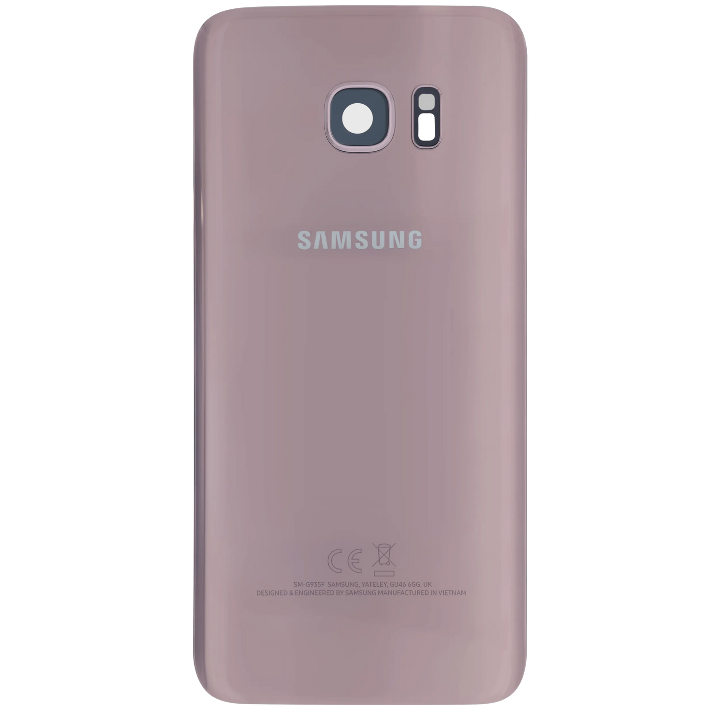 Back Cover Glass for Samsung Galaxy S7 Edge (Service Pack) (Pink)