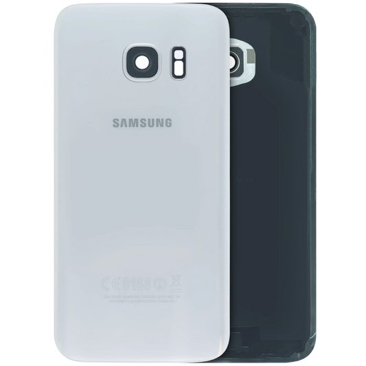 Back Cover Glass for Samsung Galaxy S7 (Service Pack) (White)