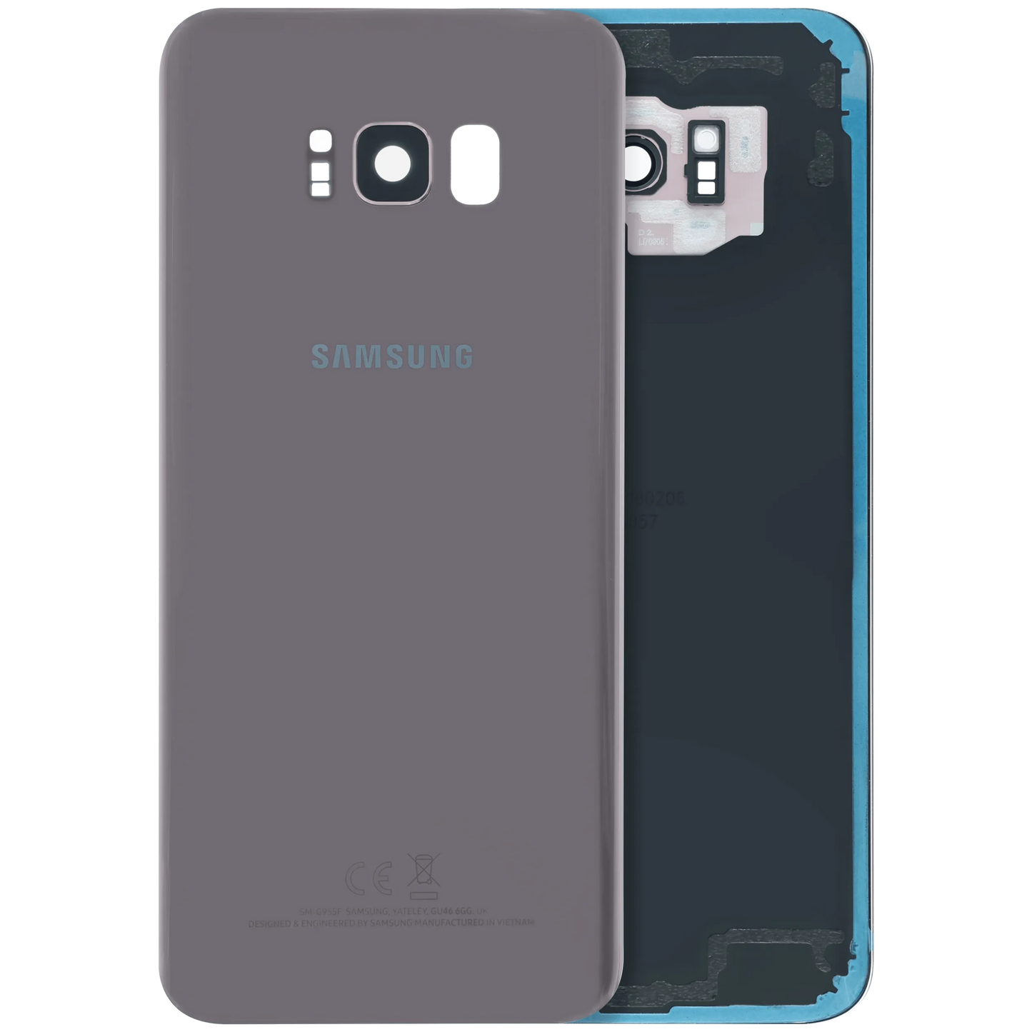Back Cover Glass for Samsung Galaxy S8 Plus (Service Pack) (Rose Pink)
