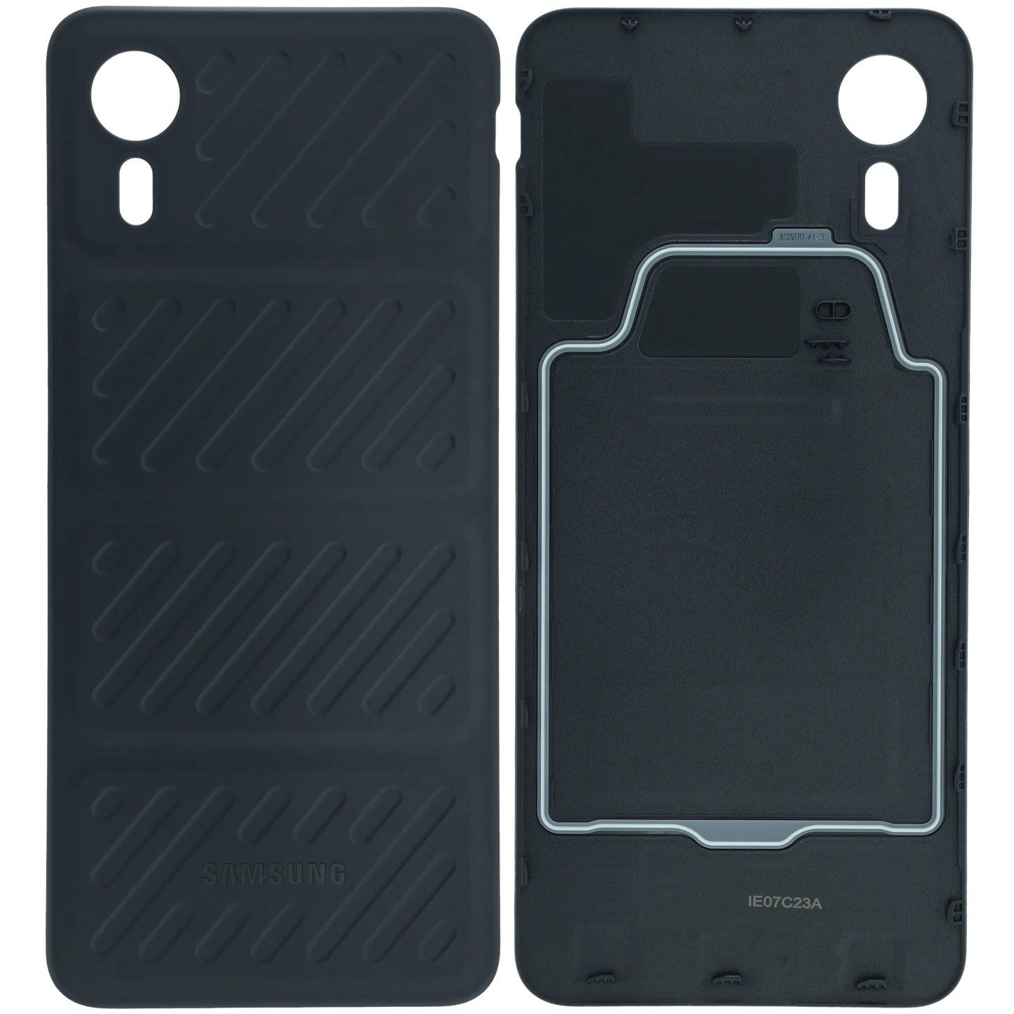Back Cover Glass for Samsung Galaxy Xcover 7 (Service Pack) (Black) Samsung Galaxy XCover replacement part product image 4
