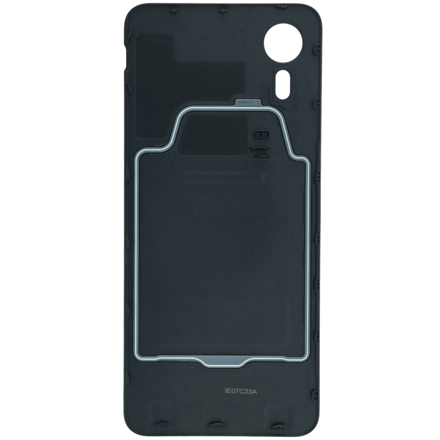 Back Cover Glass for Samsung Galaxy Xcover 7 (Service Pack) (Black) Samsung Galaxy XCover replacement part product image 5
