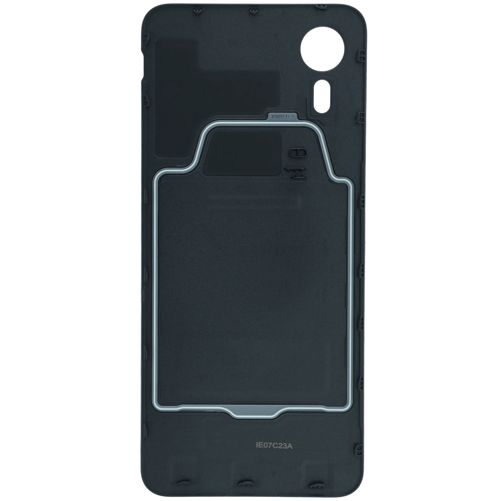 Back Cover Glass for Samsung Galaxy Xcover 7 (Service Pack) (Black) Samsung Galaxy XCover replacement part product image 5