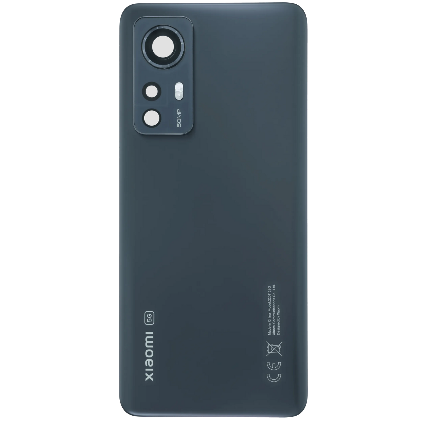 Back Cover Glass for Xiaomi 12 (Service Pack) (Gray) – mobile phone part alternate view – Back Cover Replacement for phone repair