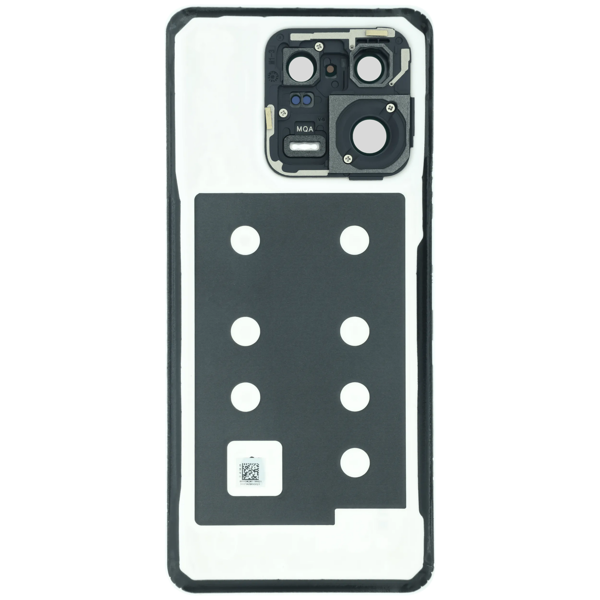 Back Cover Glass for Xiaomi 13 Pro (Service Pack) (Ceramic White) – replacement component detailed view – Back Cover Replacement for phone repair