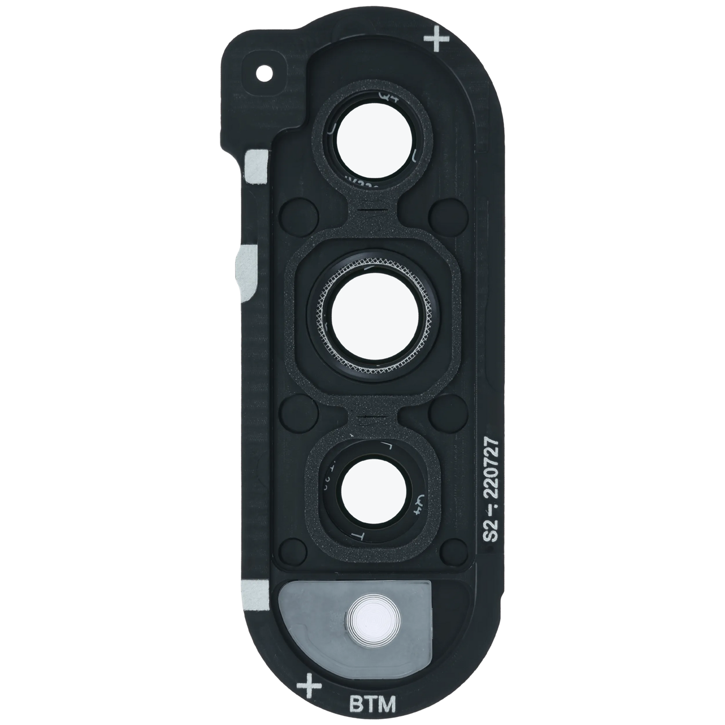 Replacement Back Camera Lens (With Bracket / Bezel) for Samsung Galaxy Z Fold 4 5G (Service Pack) (Phantom Black) front view