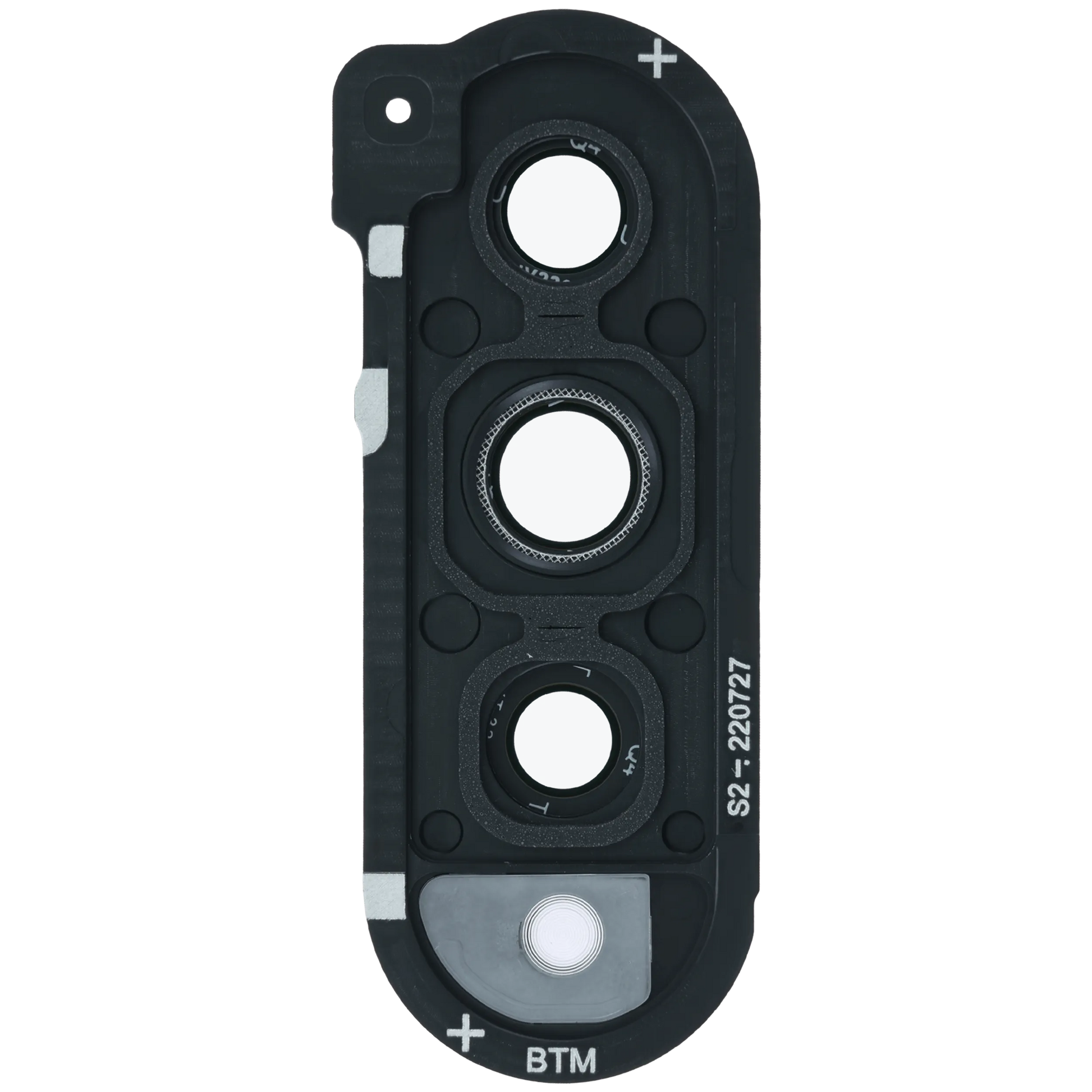 Replacement Back Camera Lens (With Bracket / Bezel) for Samsung Galaxy Z Fold 4 5G (Service Pack) (Phantom Black) front view