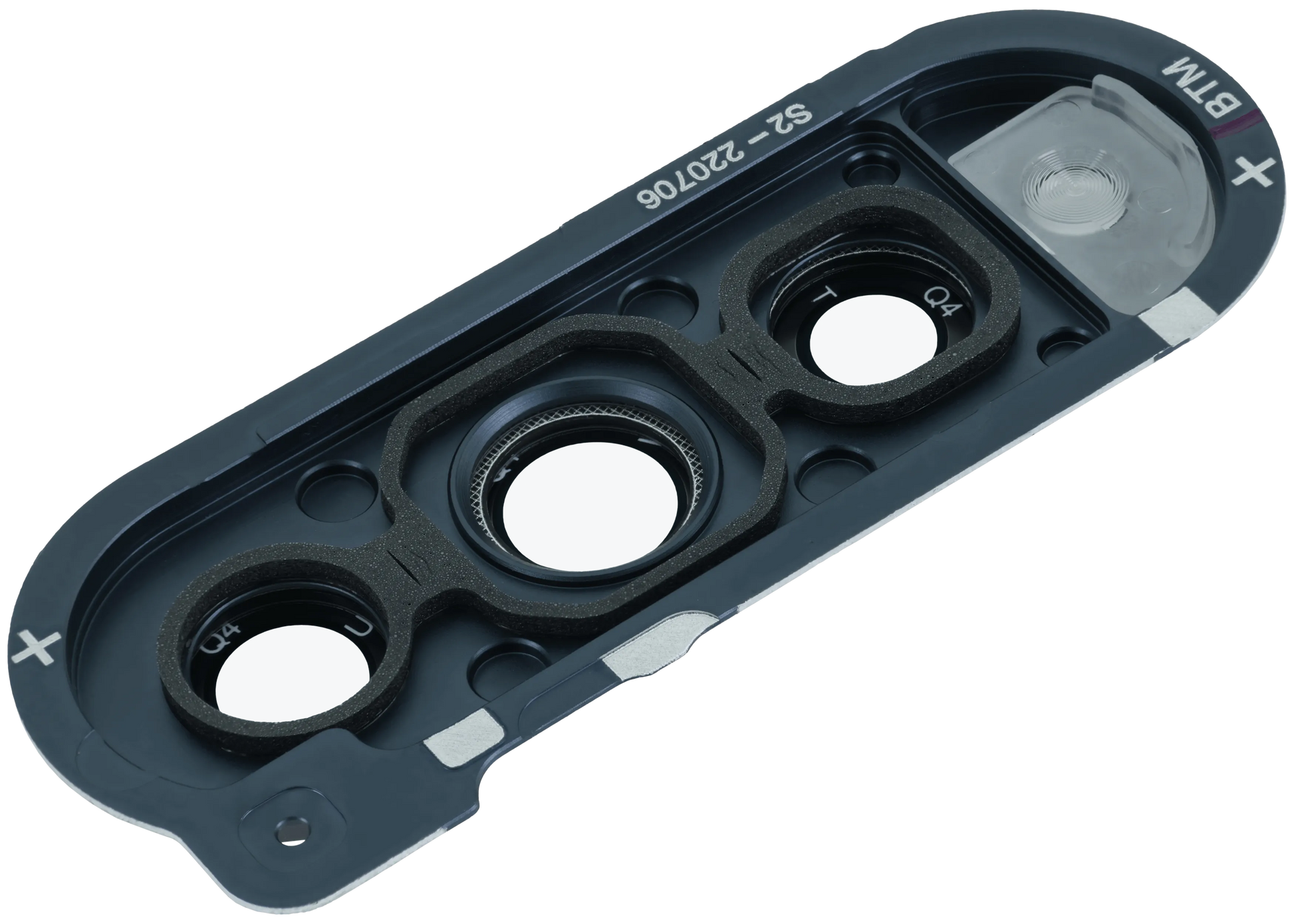 Back Camera Lens (With Bracket / Bezel) for Samsung Galaxy Z Fold 4 5G (Service Pack) (Graygreen) side angle