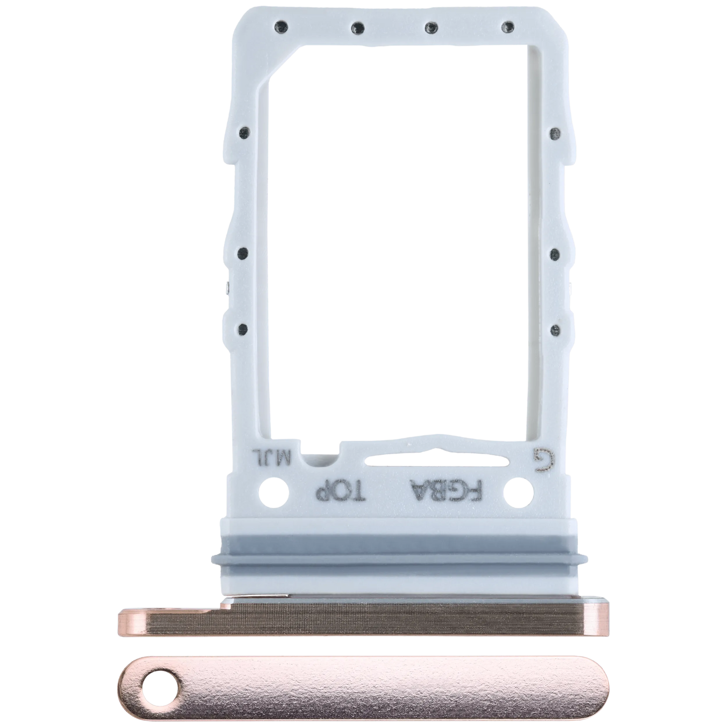 Buy Sim Tray for Samsung Galaxy Z Flip 4 5G (Service Pack) (Pink Gold) - High Quality Replacement Part - View 1 | TechDrip Canada