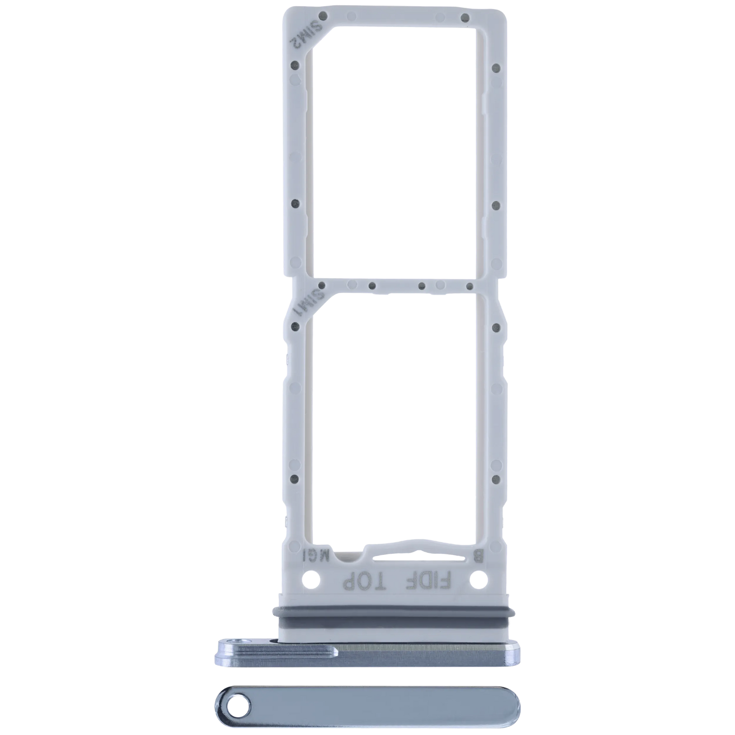 Replacement Sim Tray for Samsung Galaxy Z Fold 5 5G (Service Pack) (Blue) front view