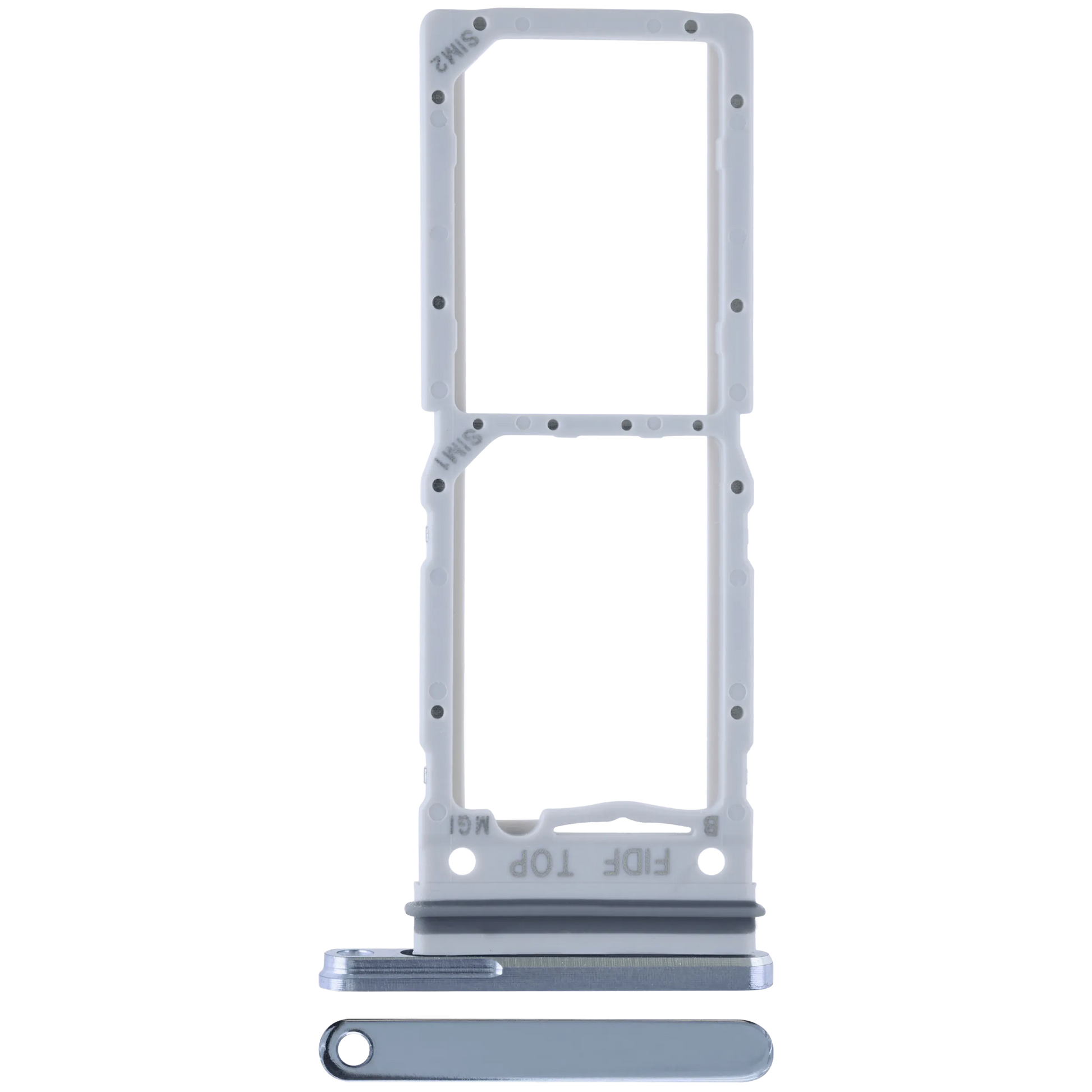 Replacement Sim Tray for Samsung Galaxy Z Fold 5 5G (Service Pack) (Blue) front view