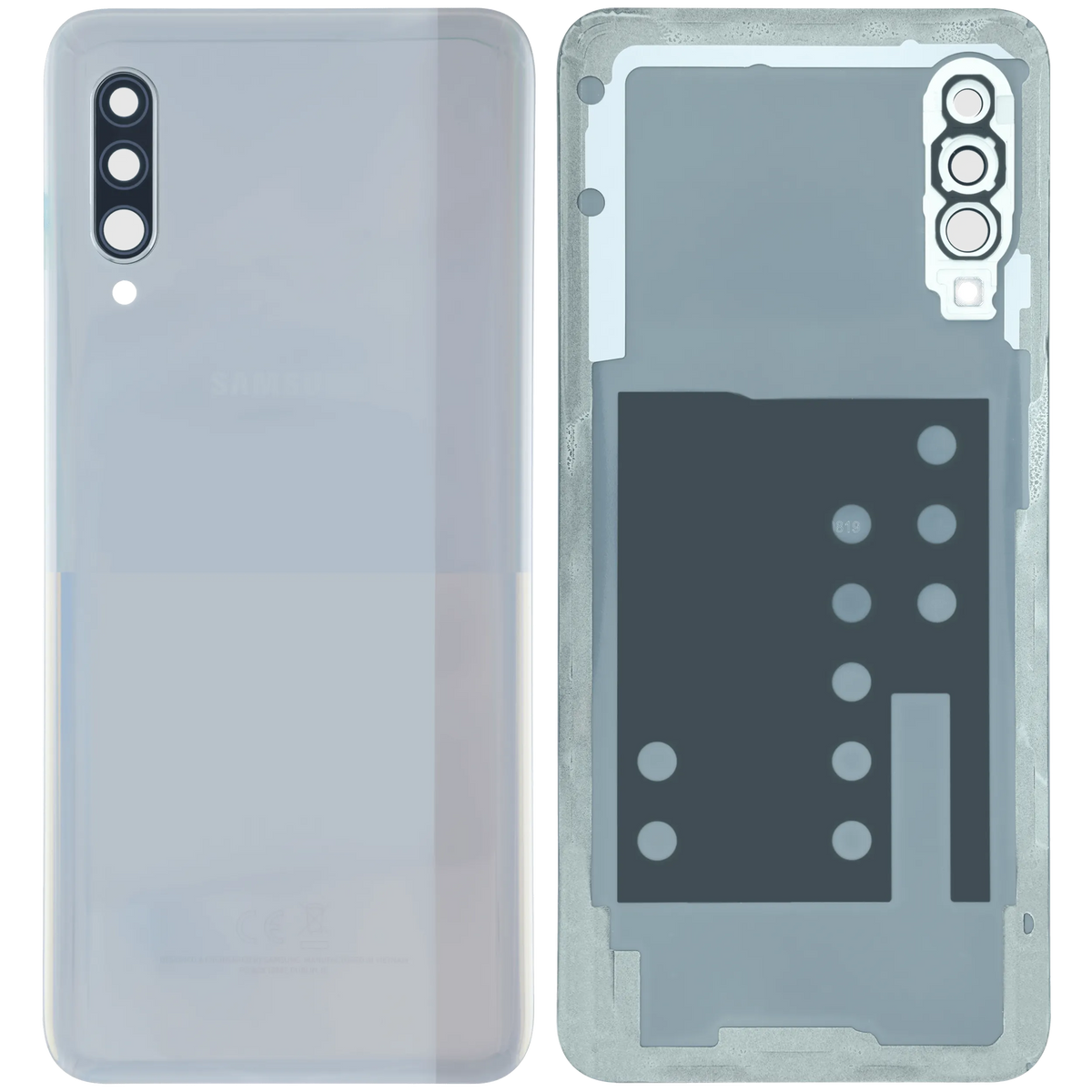 Back Cover Glass For Samsung Galaxy A90 5G (A908 / 2019) (Service Pack) (White) - product image 4