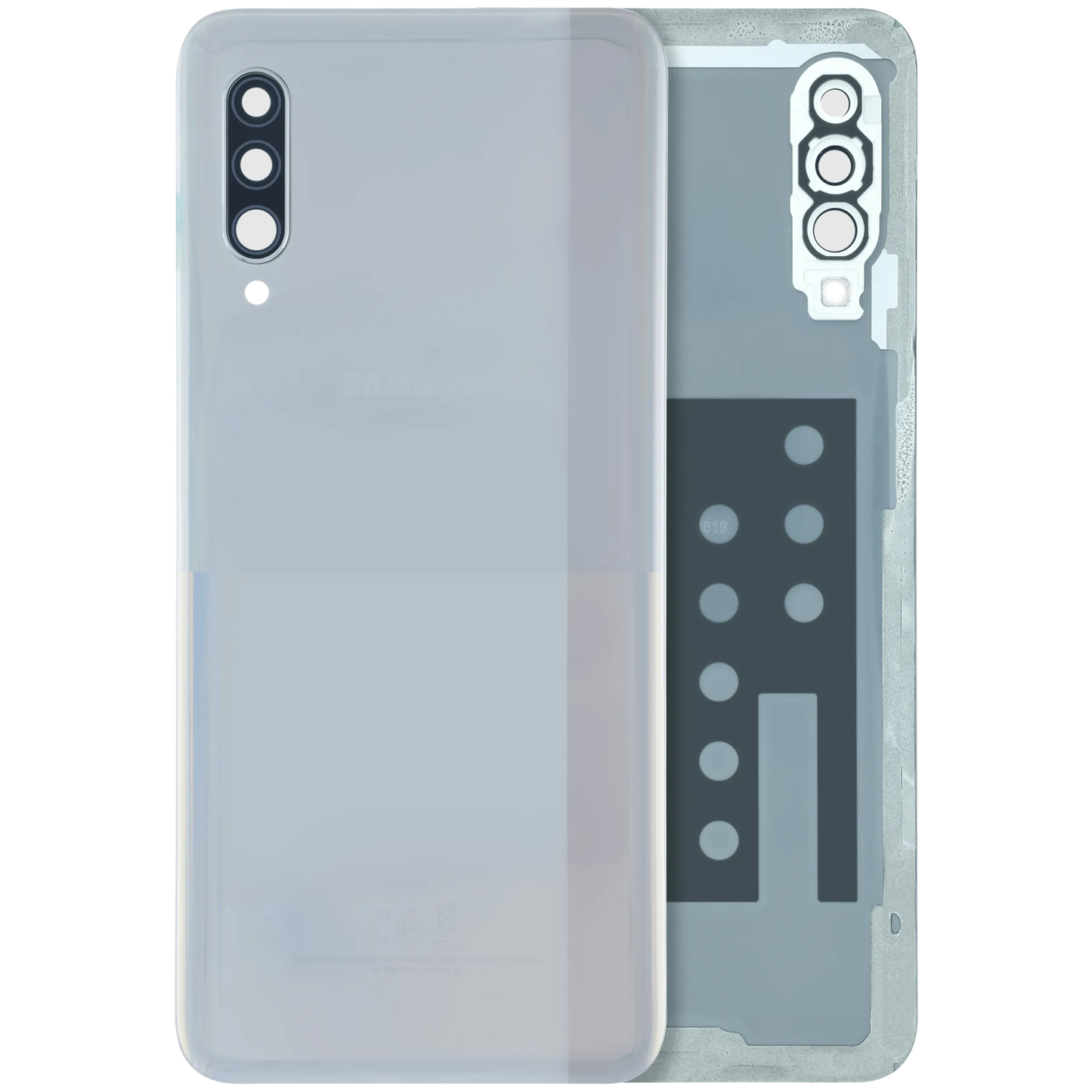 Back Cover Glass for Samsung Galaxy A90 5G (A908 / 2019) (Service Pack) (White)