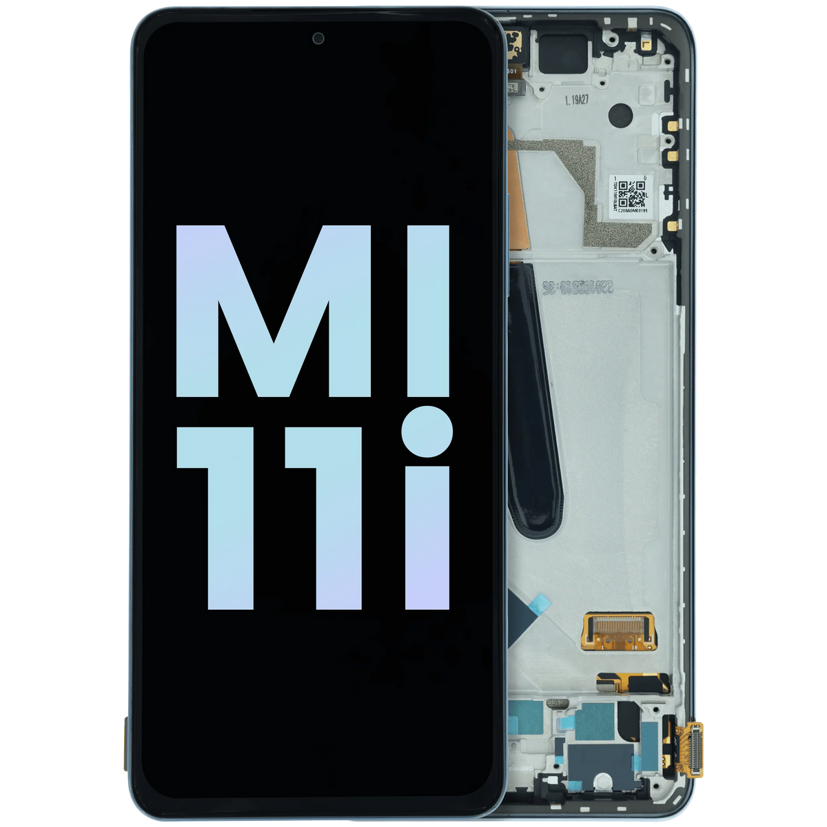 OLED Assembly With Frame for Xiaomi Mi 11i 5G (Service Pack) (Blue) - replacement part product image SKU 107183200481 - image 1