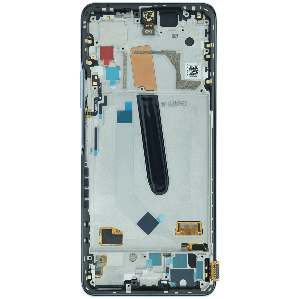 OLED Assembly With Frame for Xiaomi Mi 11i 5G (Service Pack) (Blue) - repair component detail image SKU 107183200481 - image 2