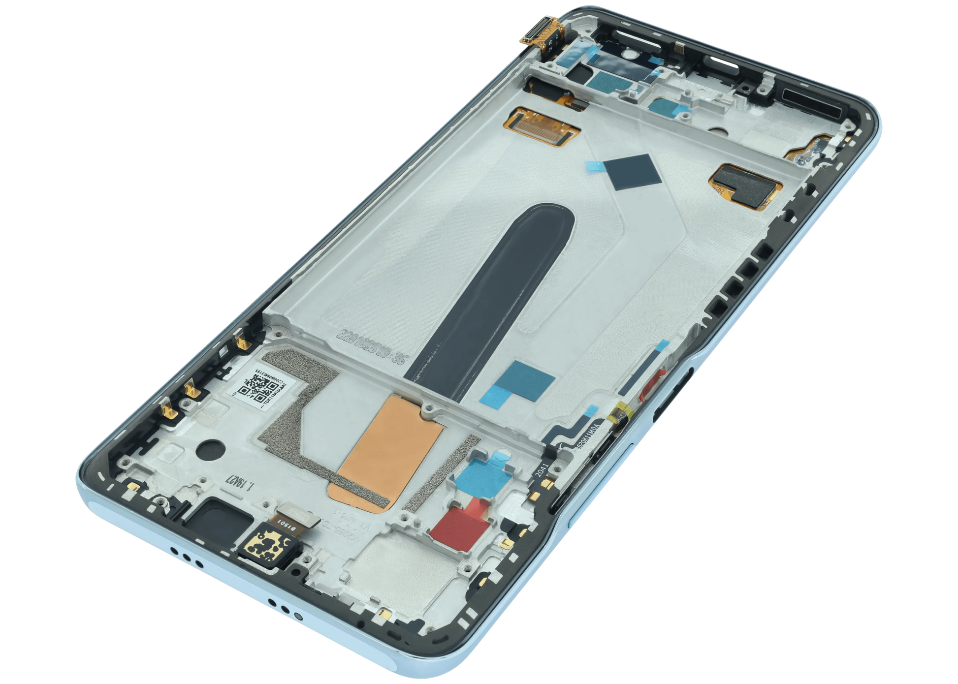 OLED Assembly With Frame for Xiaomi Mi 11i 5G (Service Pack) (Blue) - device repair spare component image SKU 107183200481 - image 6