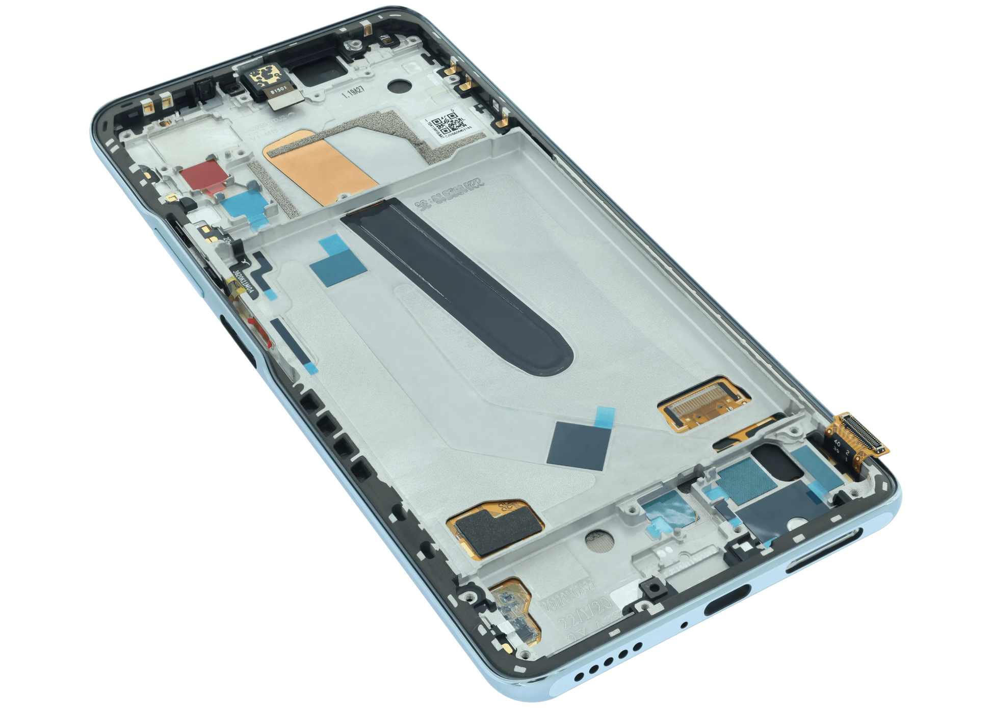 OLED Assembly With Frame for Xiaomi Mi 11i 5G (Service Pack) (Blue) - mobile repair replacement component SKU 107183200481 - image 4