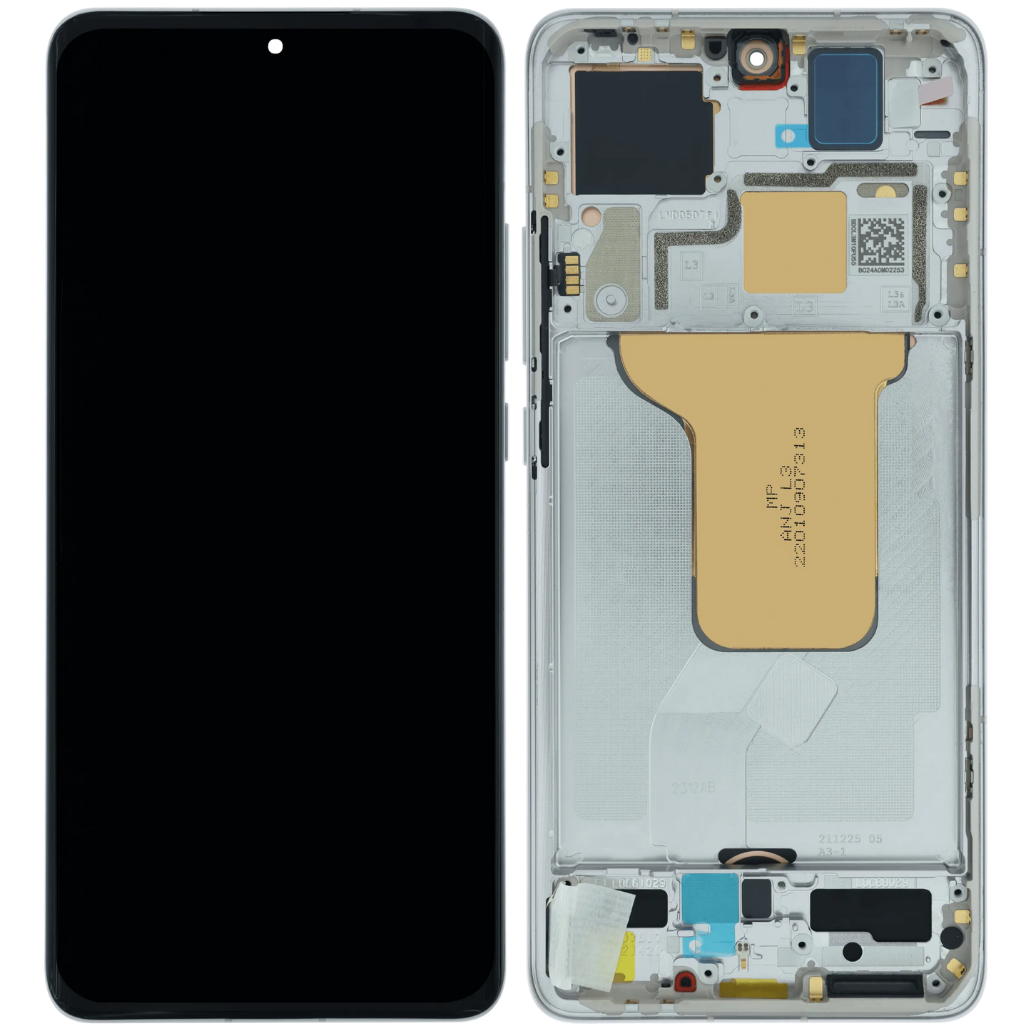 OLED Assembly With Frame for Xiaomi 12 (Service Pack) (Purple) – replacement component detailed view – OLED Display Replacement for phone repair