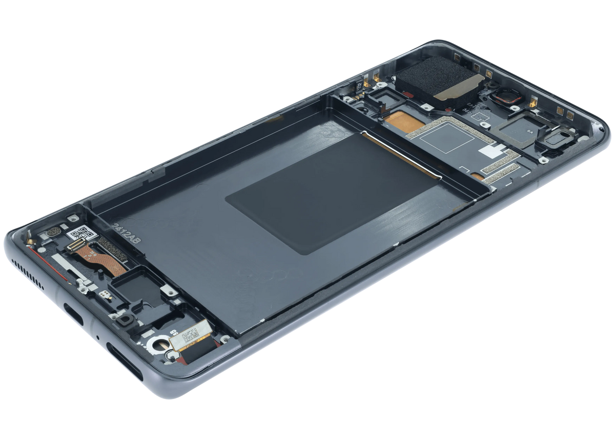 OLED Assembly With Frame for Xiaomi 12 Pro (Service Pack) (Gray) – replacement component detailed view – OLED Display Replacement for phone repair