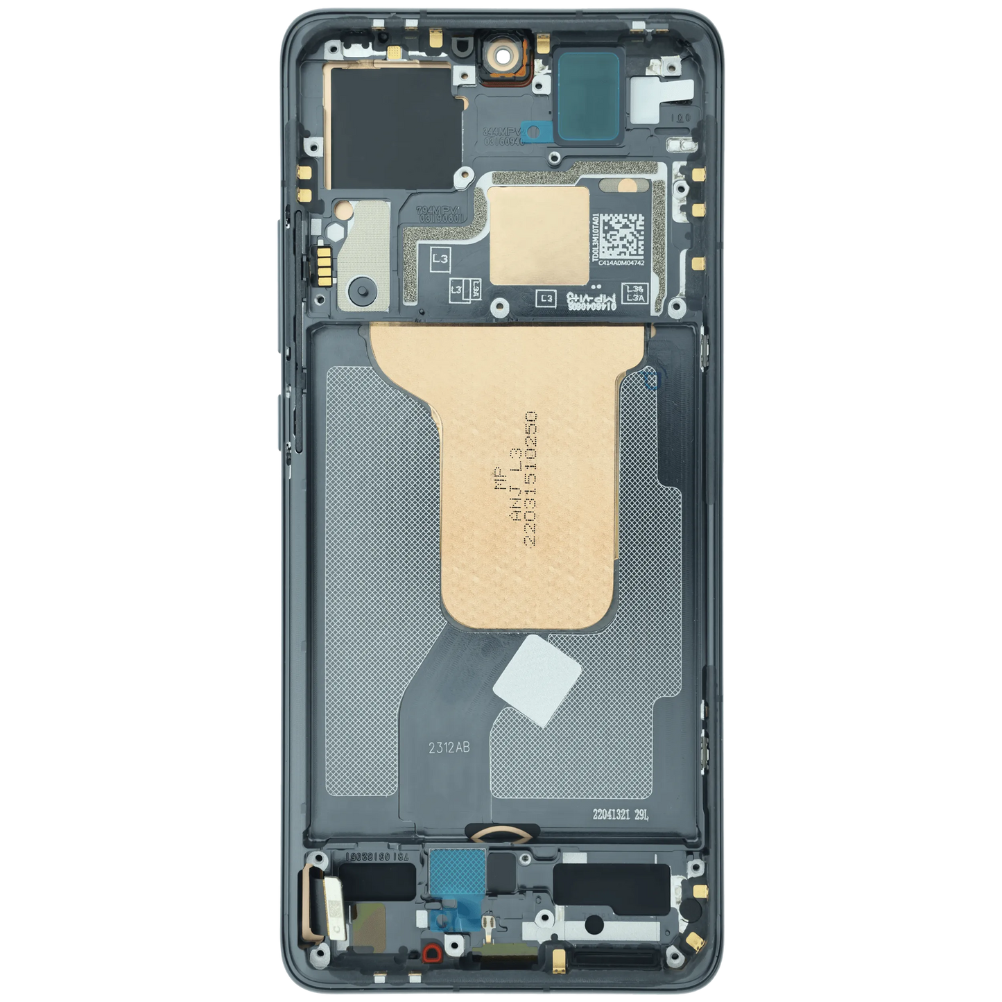 OLED Assembly With Frame for Xiaomi 12X (Service Pack) (Gray) – replacement component detailed view – OLED Display Replacement for phone repair