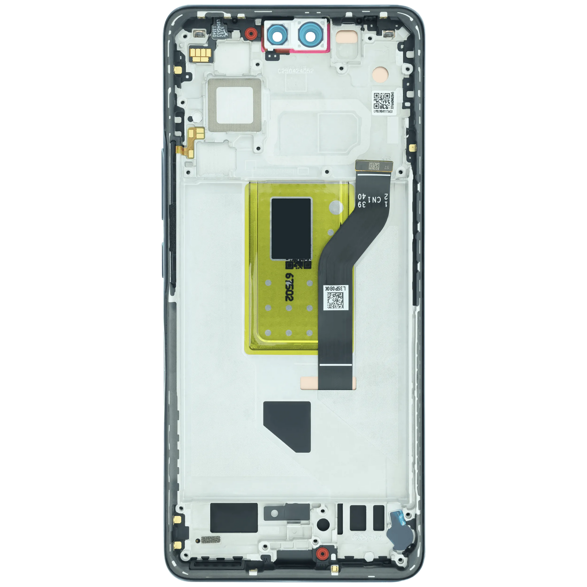 OLED Assembly With Frame for Xiaomi 13 Lite (Service Pack) (Black) – mobile phone part alternate view – OLED Display Replacement for phone repair