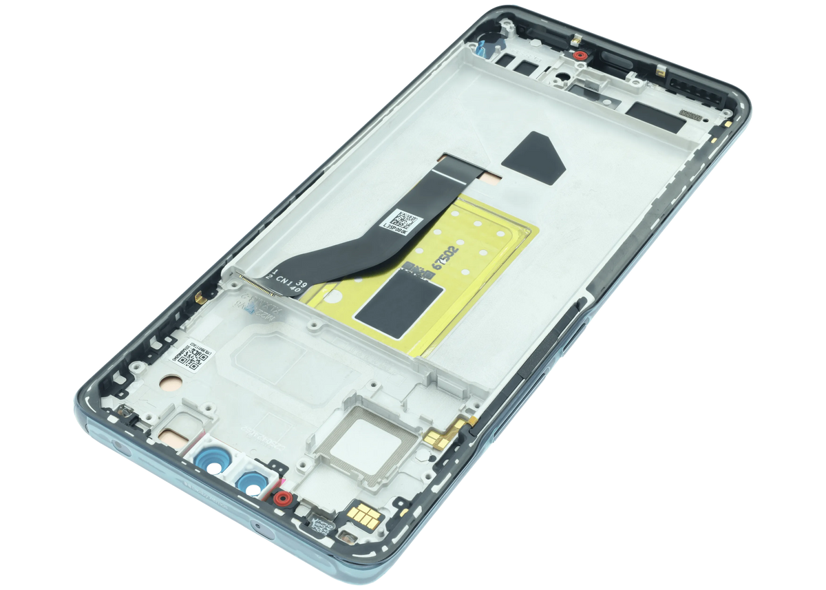 OLED Assembly With Frame for Xiaomi 13 Lite (Service Pack) (Black) – device repair component close-up – OLED Display Replacement for phone repair