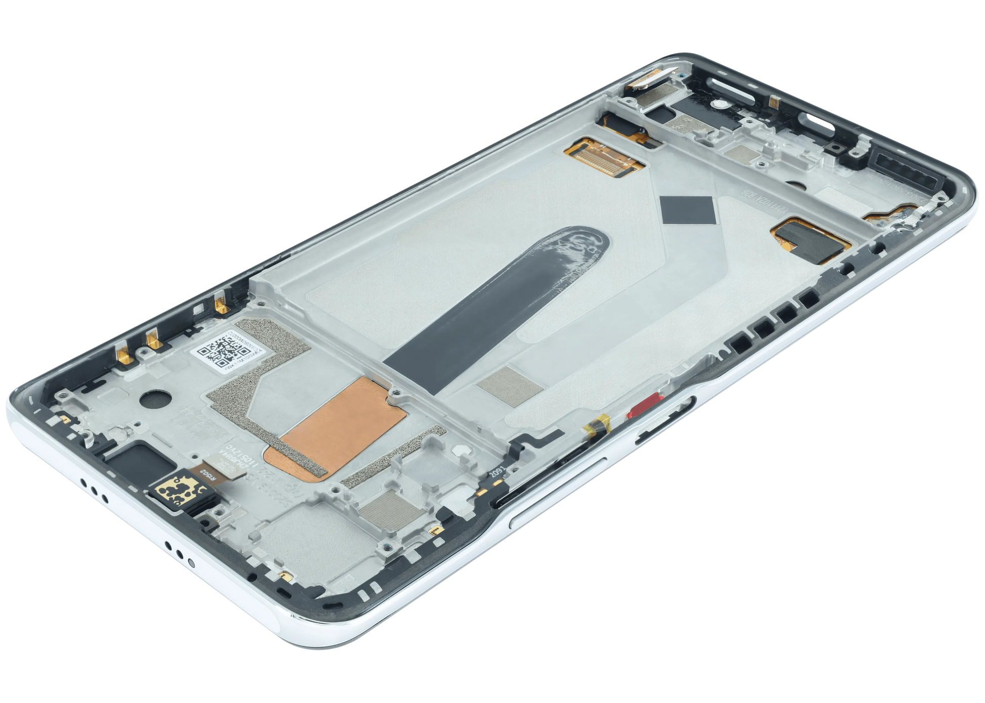OLED Assembly With Frame for Xiaomi Mi 11i (Service Pack) (Frosty White) - mobile repair replacement component SKU 107183200490 - image 4