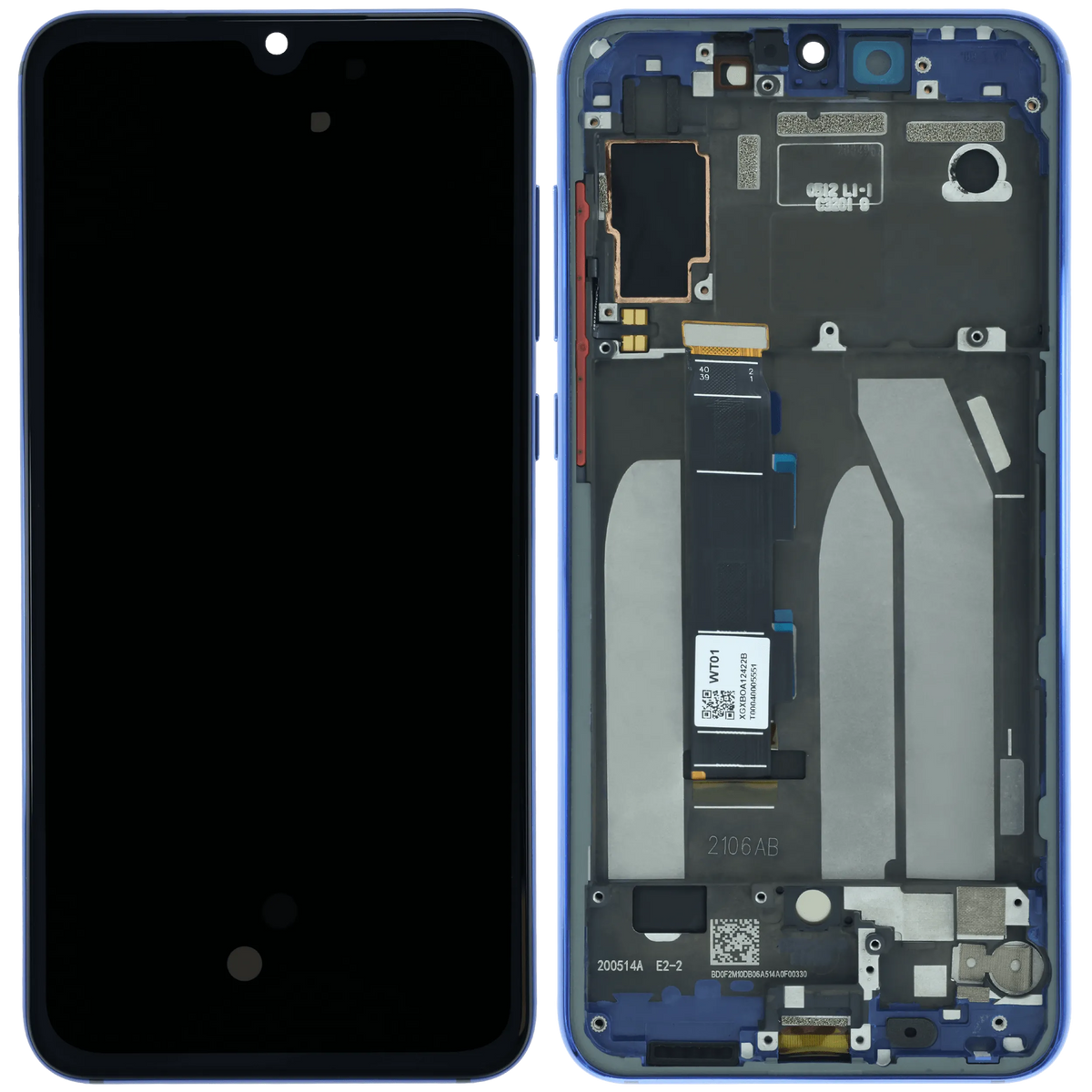 OLED Assembly With Frame for Xiaomi Mi 9 SE (Service Pack) (Blue) - service part product photo SKU 107183200493 - image 5