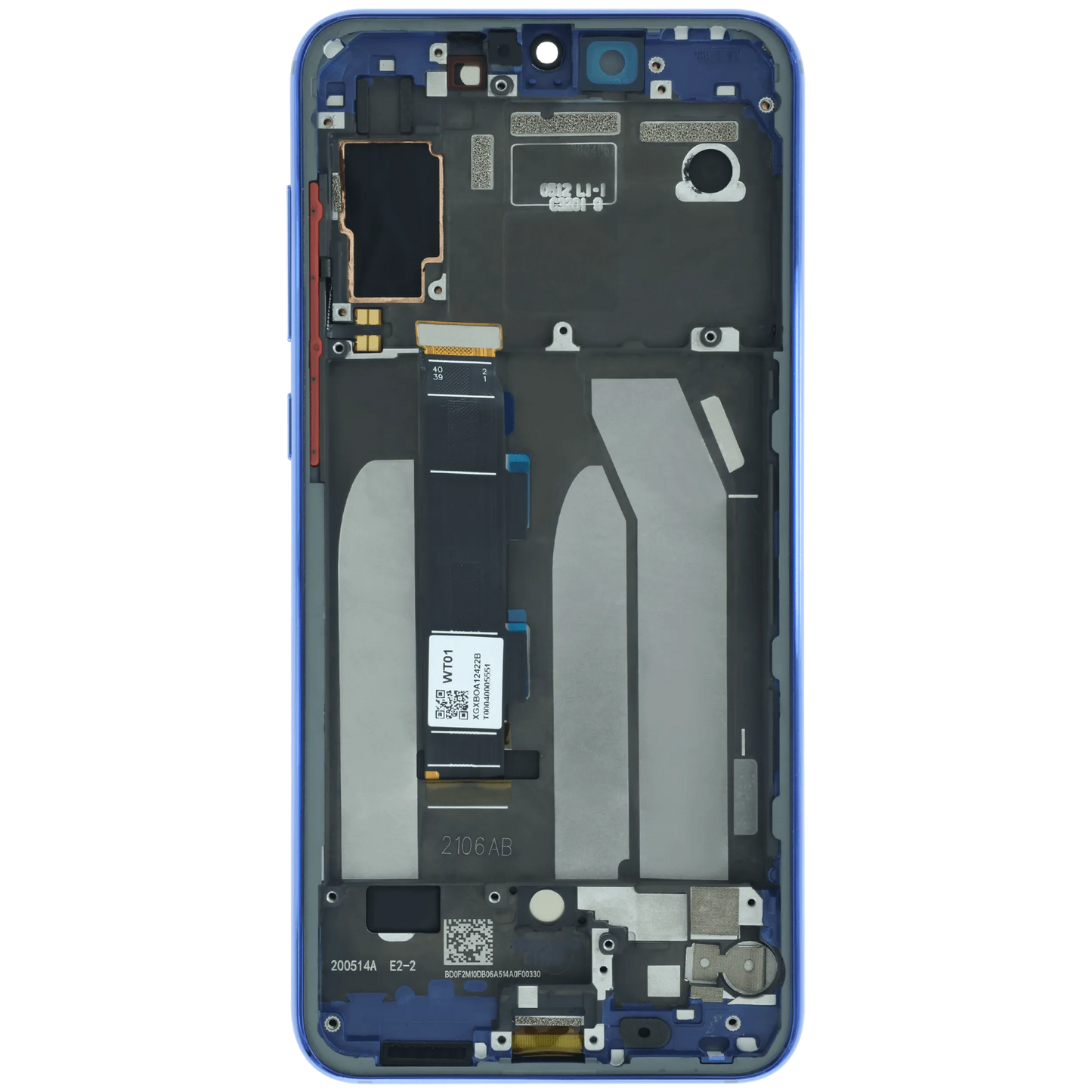 OLED Assembly With Frame for Xiaomi Mi 9 SE (Service Pack) (Blue) - compatible device spare part image SKU 107183200493 - image 3