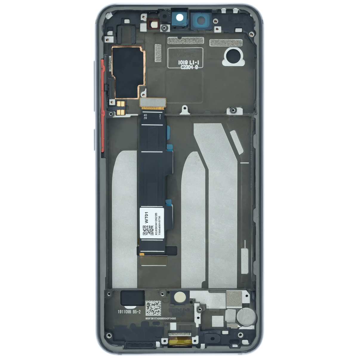 OLED Assembly With Frame for Xiaomi Mi 9 SE (Service Pack) (Gray) - mobile repair replacement component SKU 107183200494 - image 4