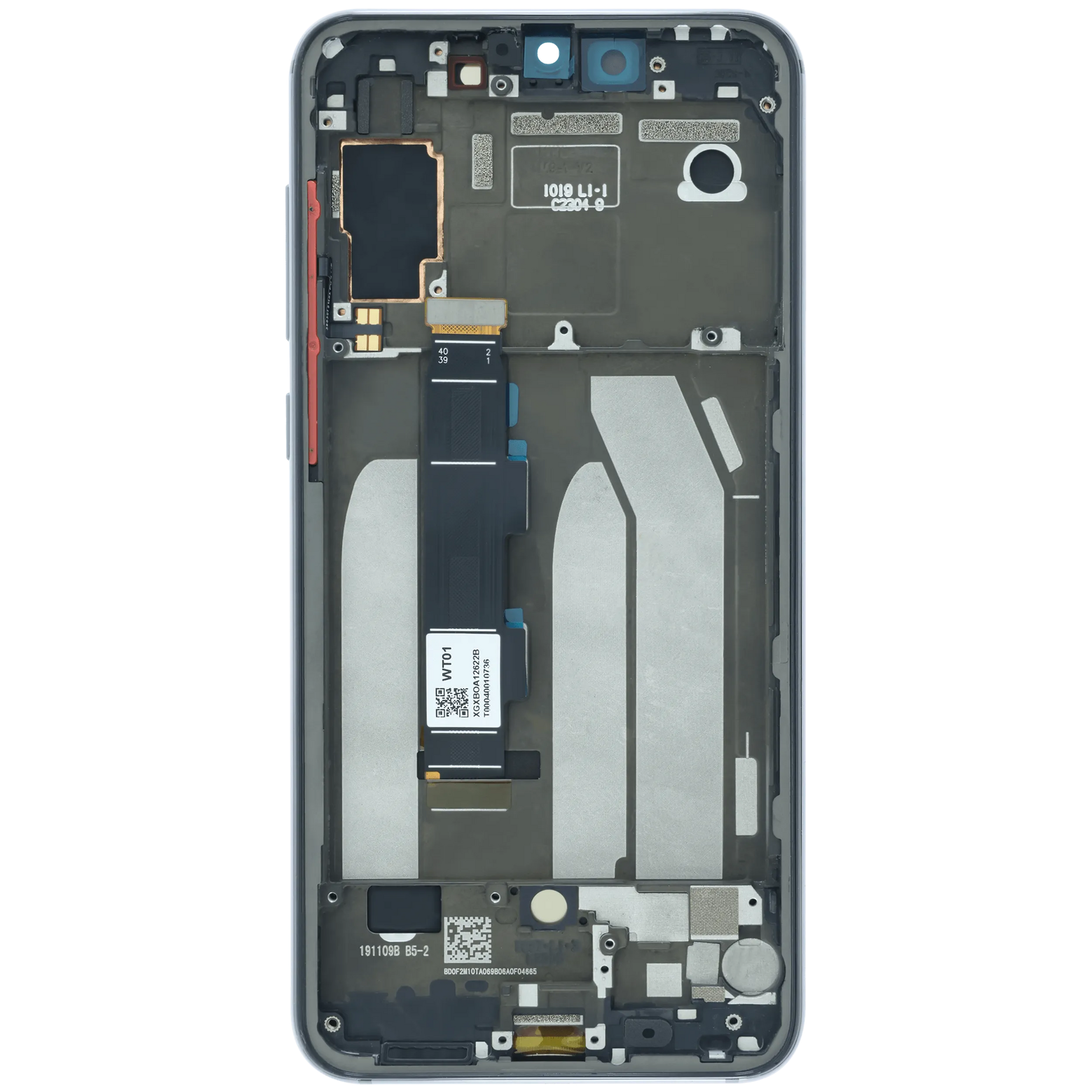 OLED Assembly With Frame for Xiaomi Mi 9 SE (Service Pack) (Gray) - mobile repair replacement component SKU 107183200494 - image 4