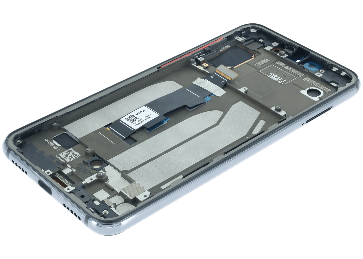 OLED Assembly With Frame for Xiaomi Mi 9 SE (Service Pack) (Gray) - repair component detail image SKU 107183200494 - image 2