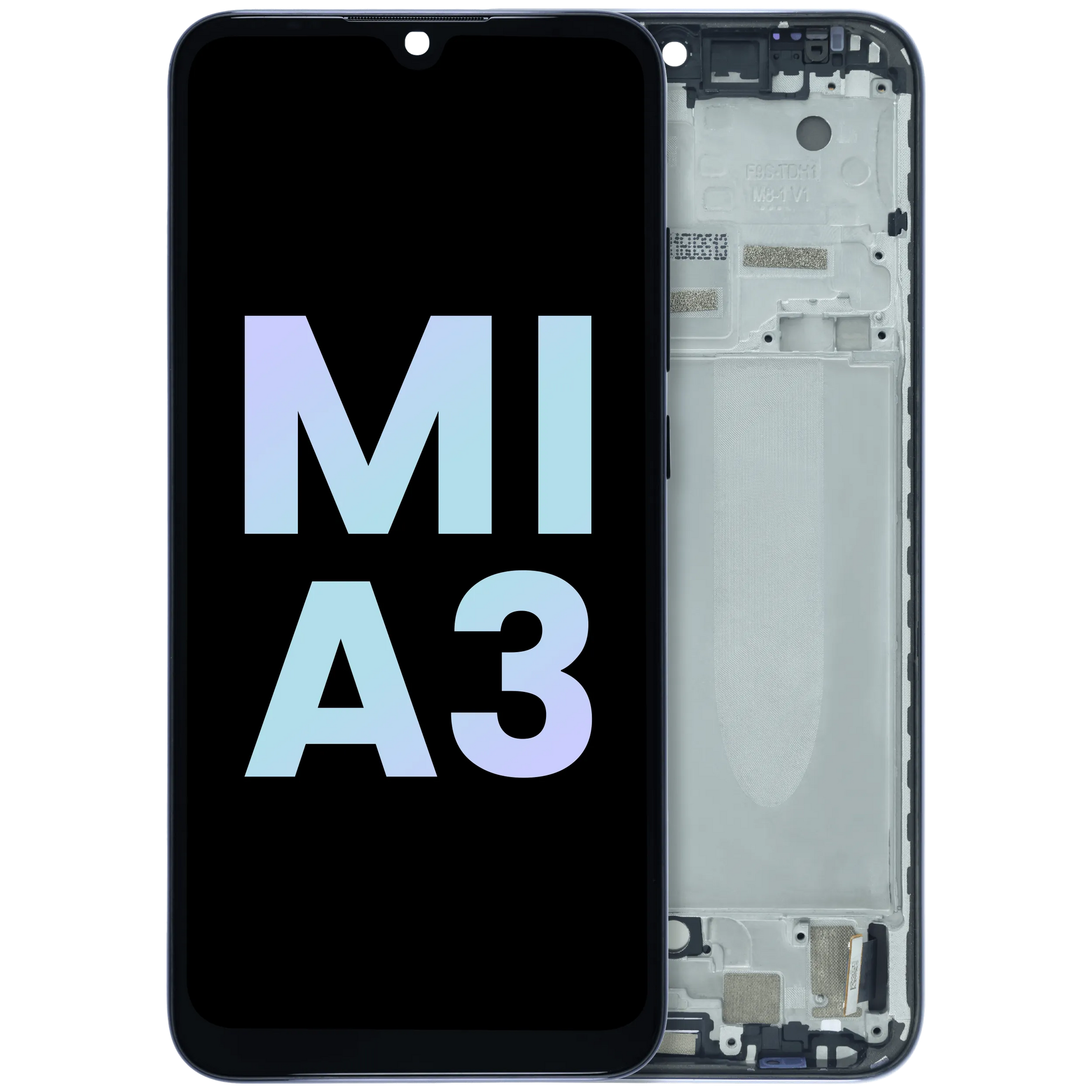 OLED Assembly With Frame for Xiaomi Mi A3 (Service Pack) (Kind of Gray) - replacement part product image SKU 107183200495 - image 1