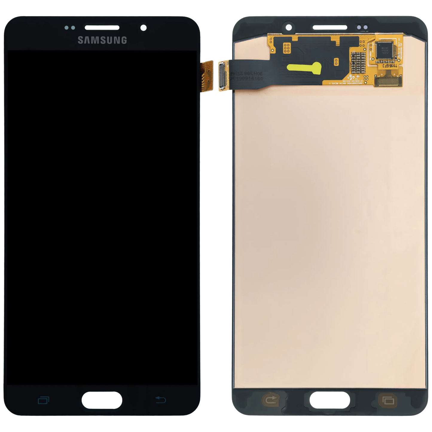 OLED Assembly Without Frame for Samsung Galaxy A9 Pro (A910 / 2016) (Service Pack) (Black)