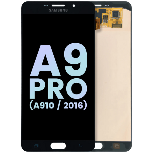 OLED Assembly Without Frame for Samsung Galaxy A9 Pro (A910 / 2016) (Service Pack) (Black)