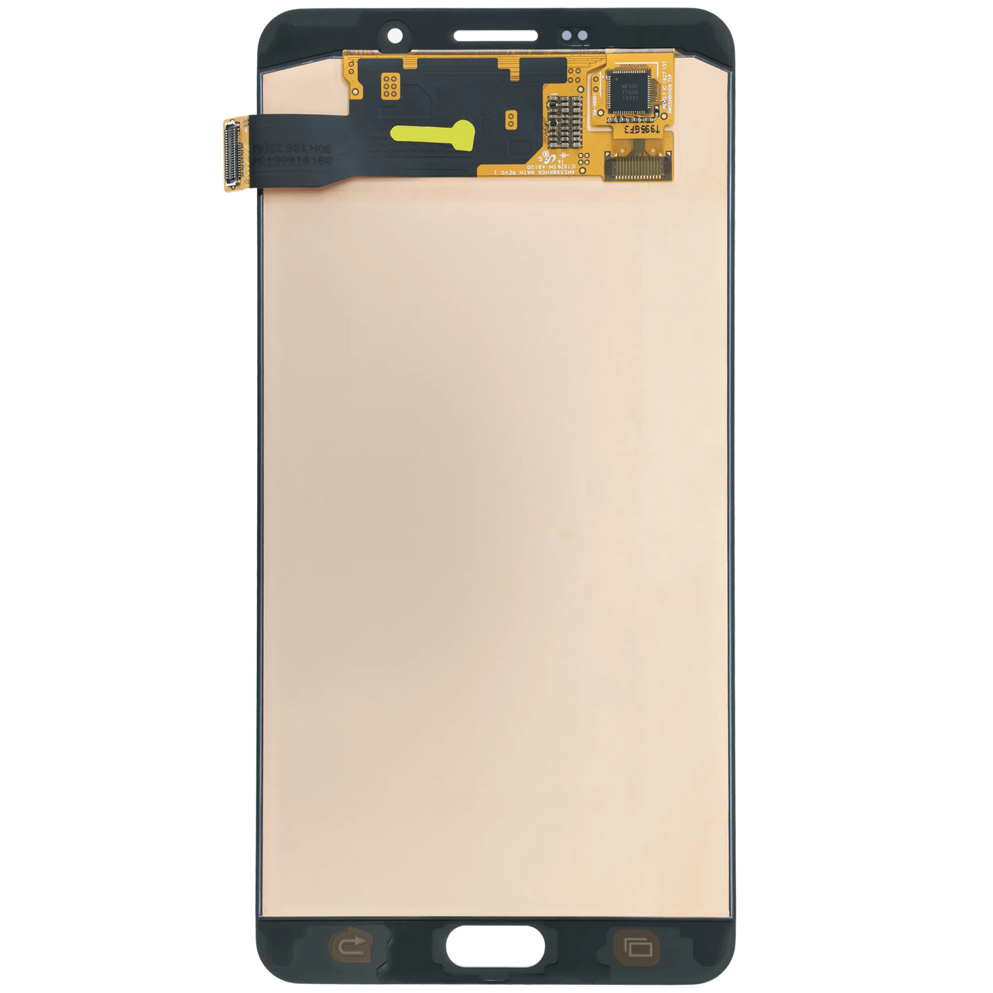 OLED Assembly Without Frame for Samsung Galaxy A9 Pro (A910 / 2016) (Service Pack) (Black)