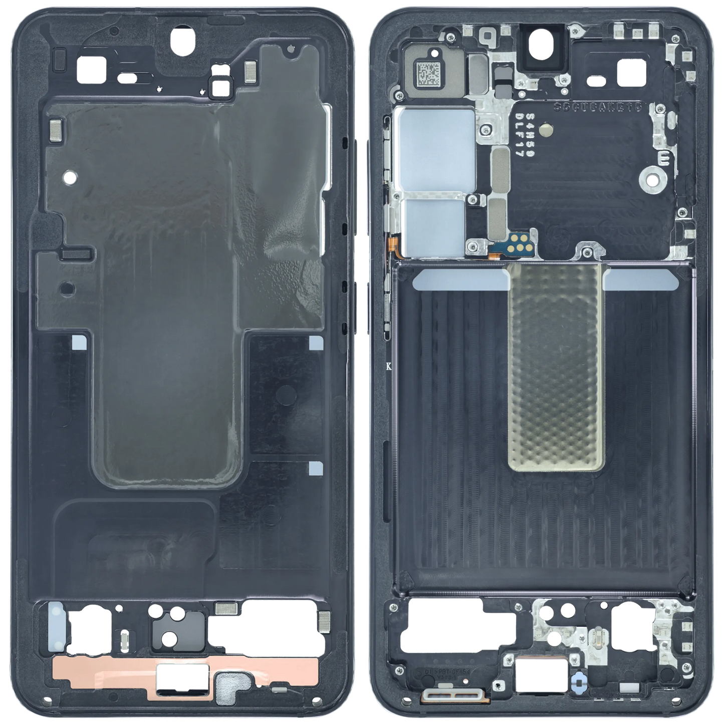 Mid-Frame Housing for Samsung Galaxy S23 (Service Pack) (Phantom Black)